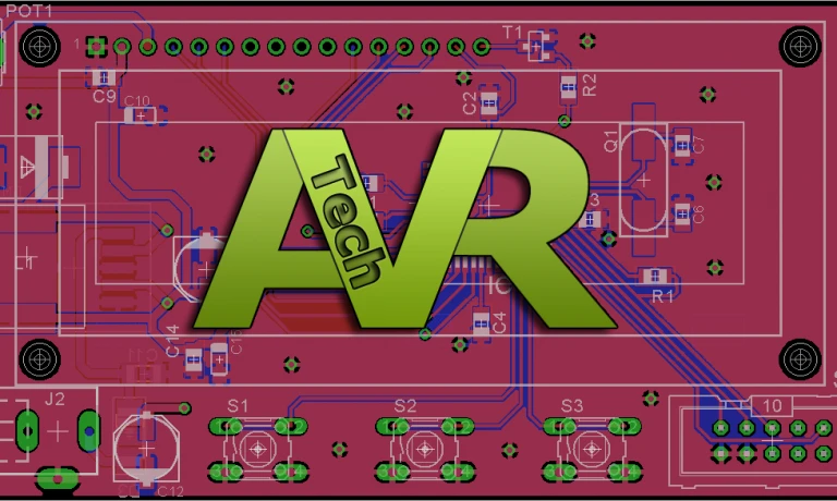 Menu LCD HD44780 – PCB Eagle II