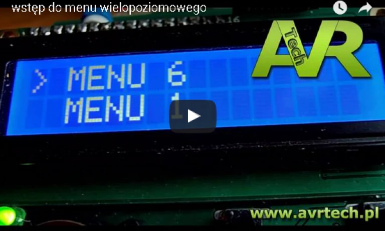 Menu wielopoziomowe – trwają prace