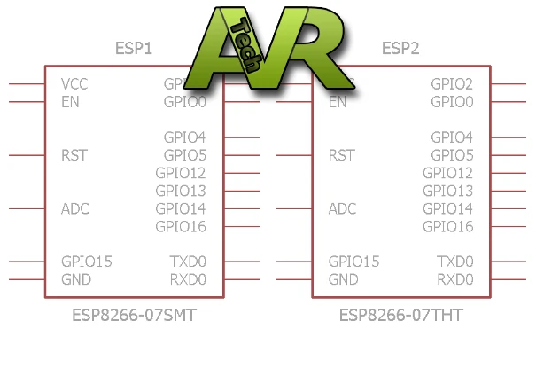 Eagle symbol ESP8266